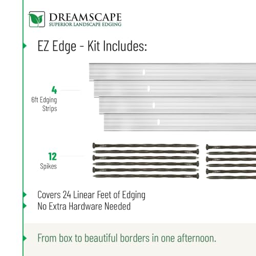 E Z Edge Aluminum Landscape 24' Edging Kit