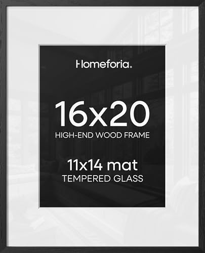 16x20 Black Oak Picture Frame