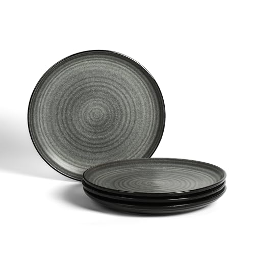 Dua 4 Piece Dinner Plate Set Stoneware (4 Count)