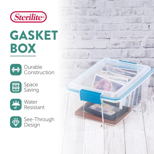 Gasket Storage Box with Lids for Home & Office (6 Count)