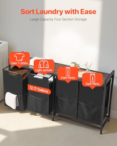 4 Section Laundry Sorter
