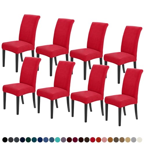 Chair Covers for Dining Room Set of 8 (8 Count)