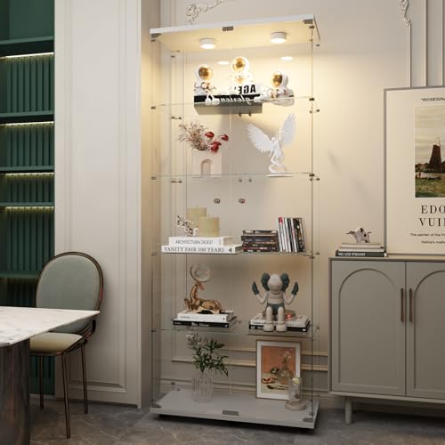 Glass Display Cabinet with LED