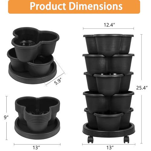 5 Tier Vertical Garden Planter (5 Count)