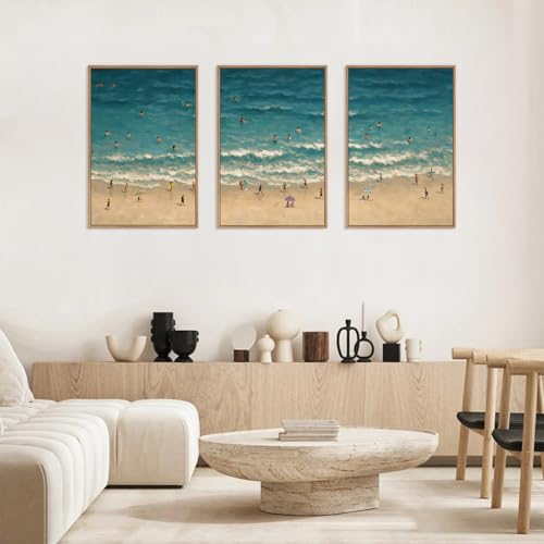 Summer Beach Canvas Wall Art
