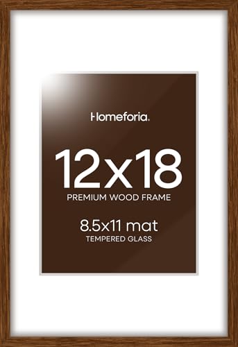 12x18 Brown Oak Picture Frame