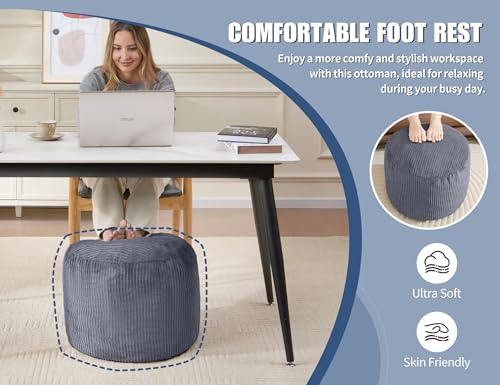 Brown Pouf Ottoman