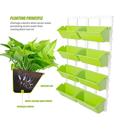 8 Pockets Vertical Planters
