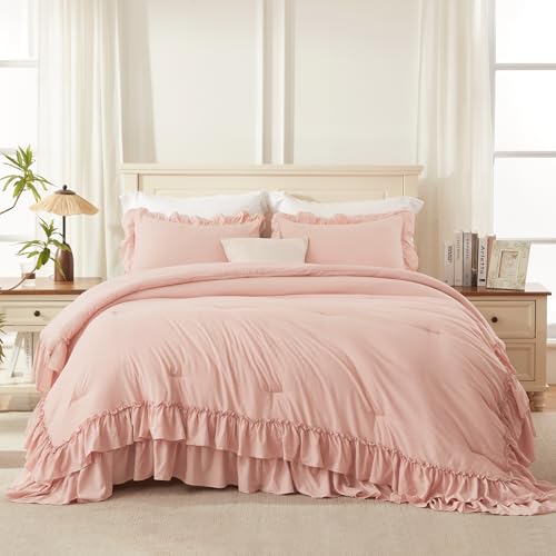 Ruffle Oversized Queen Comforter Set