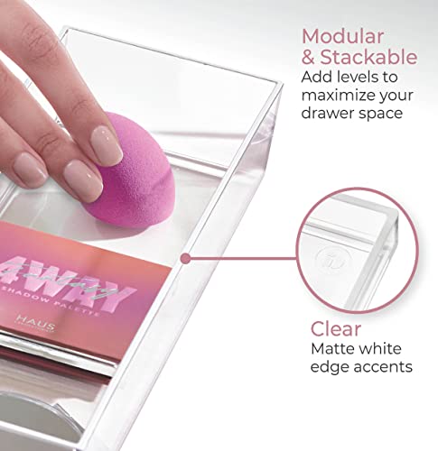 Plastic Makeup Drawer Organizer Tray