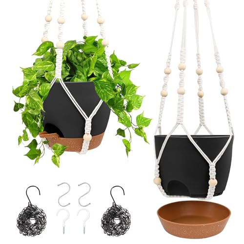Hanging Planters for Indoor Outdoor Plants (2 Count)