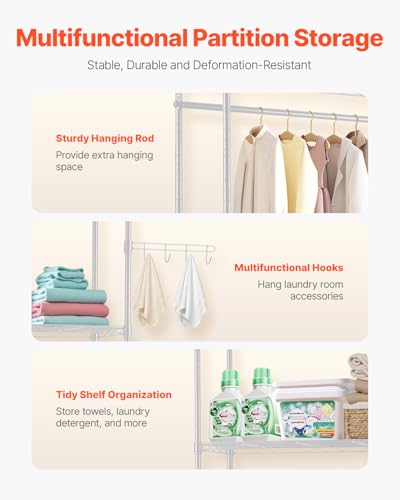 Over The Washer and Dryer Storage Shelf