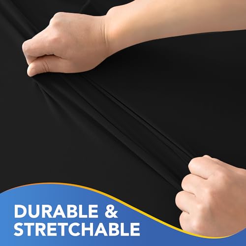 Fitted Tablecloth for 6 Foot Rectangle Tables (4 Count)
