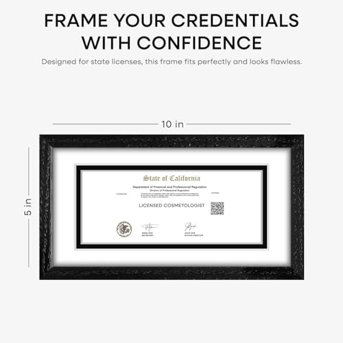 5x10 White Oak License Frame (2 Count)