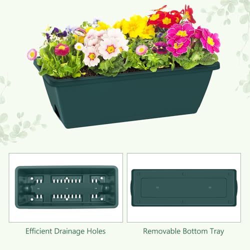 Vertical Raised Garden Beds 32.4" Tall Planter Raised Beds Boxes Patio Herb Garden Planter Outdoor with Metal Fences Legs for Small Climbing Plant Gardening Vegetables Patio Balcony Porch