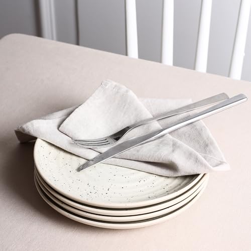 Dua 4 Piece Dinner Plate Set Stoneware (4 Count)