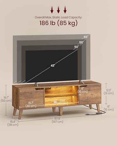 TV Stand with Power Outlet