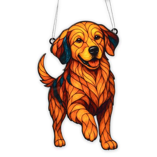 Big Size 6" Golden Retriever Ornament