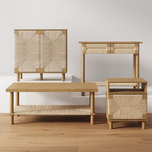 Beacon Wooden Sofa Console Table with Drawers (2 Count)