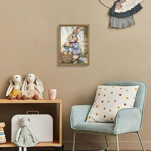 Framed Easter Bunny Wall Art