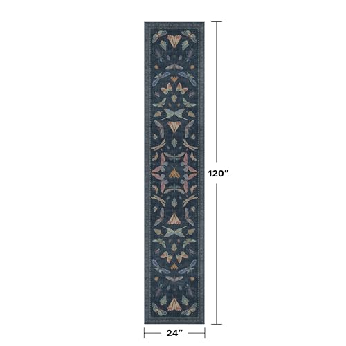 Vintage 2x10 Washable Entryway Indoor Runner Rug (20 Sq Ft)