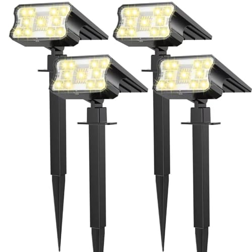 Solar Lights Outdoor Waterproof IP67 (4 Count)