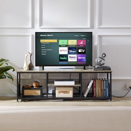 TV Stand with Power Outlets for Televisions up to 65Inch