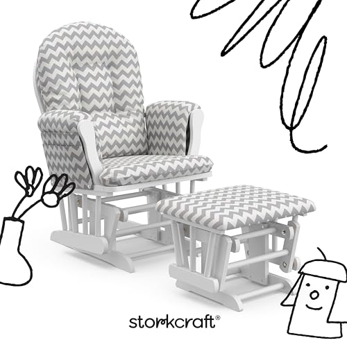 Premium Hoop Glider & Ottoman