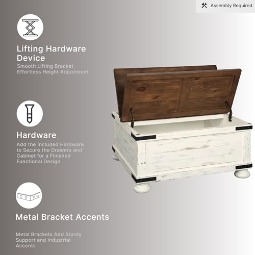 Wystfield Square Lift Top Coffee Table