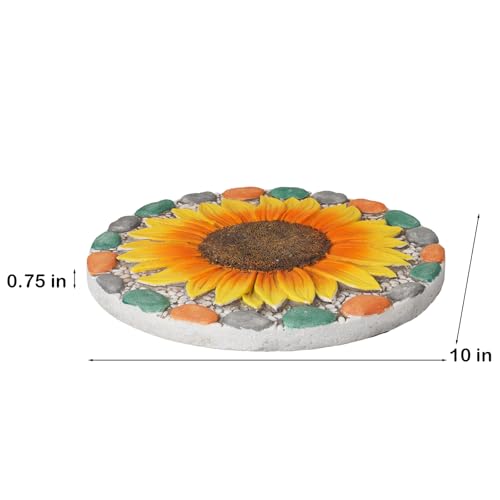 Decorative Sunflower Garden Stepping Stone
