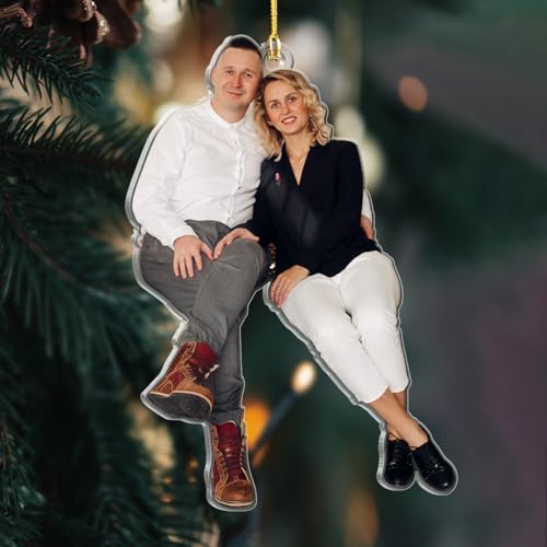 Personalized Photo Ornament for Couple