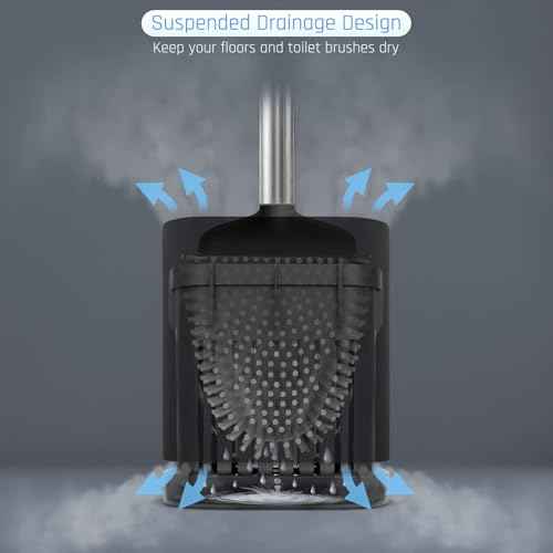 Silicone Toilet Brush (3 Count)