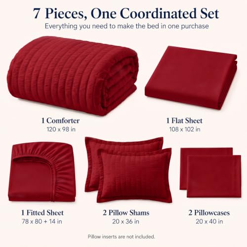 Oversized King Comforter Set 120x98 in