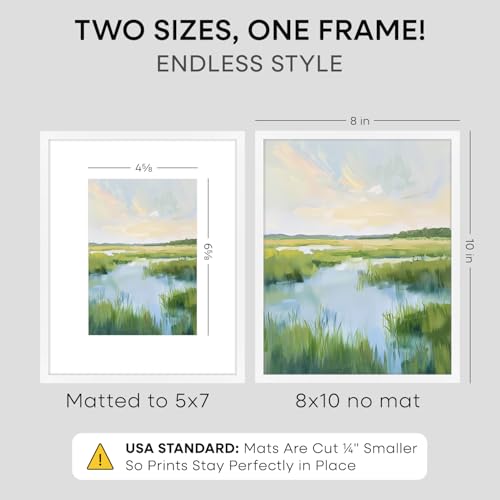 8x10 White Picture Frame