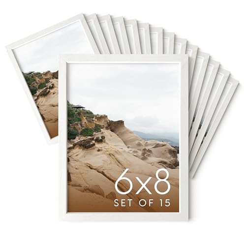 White Oak Wood 6x8 Picture Frames