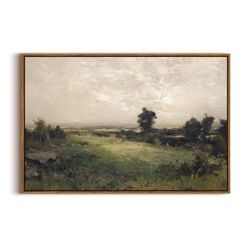 Framed Canvas Wall Art Vintage Decor