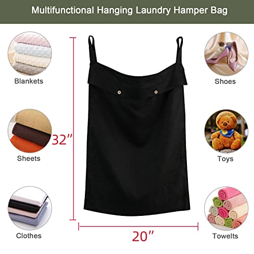 Linen Hanging Laundry Bag