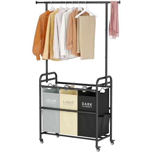 Laundry Sorter 3 Section