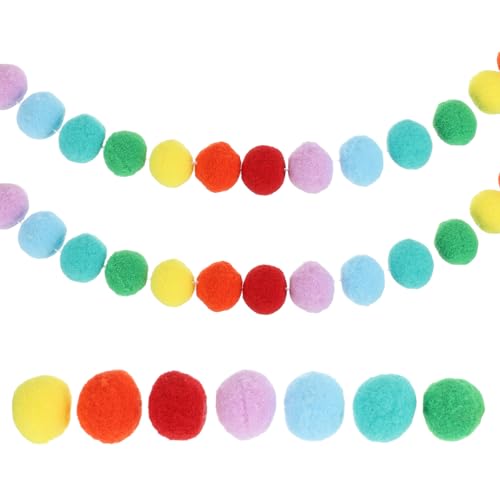 13Ft Pom Pom Garland Decorations