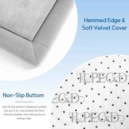 Baby Play Mat for Floor Nursery Rug Muscle Mat Area Rug Playroom Rug 79"x110" Playpen Mat Elastic Foam 1.3" Thick Crawling Mat for Babies