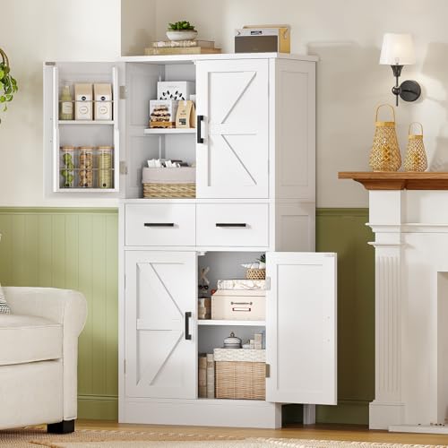 Pantry Cabinet with 4 Doors