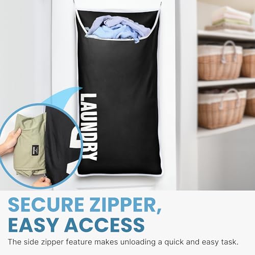 Hanging Laundry Hamper Bag XL 40x22"