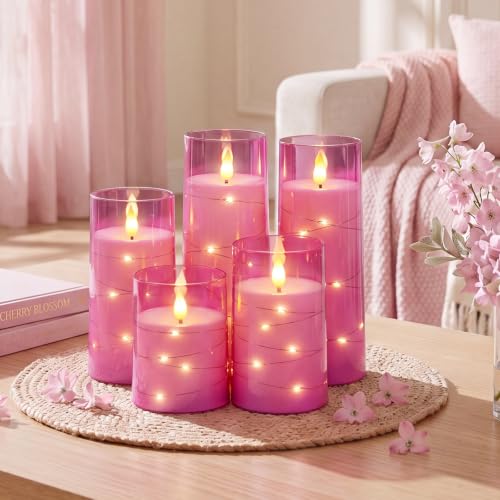 Flickering Flameless Candles (5 Count)