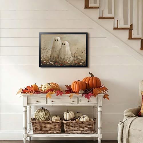 Framed Halloween Canvas Wall Art
