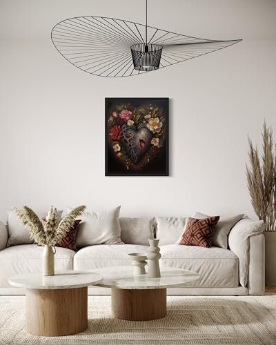 Gothic Heart Poster Art Print
