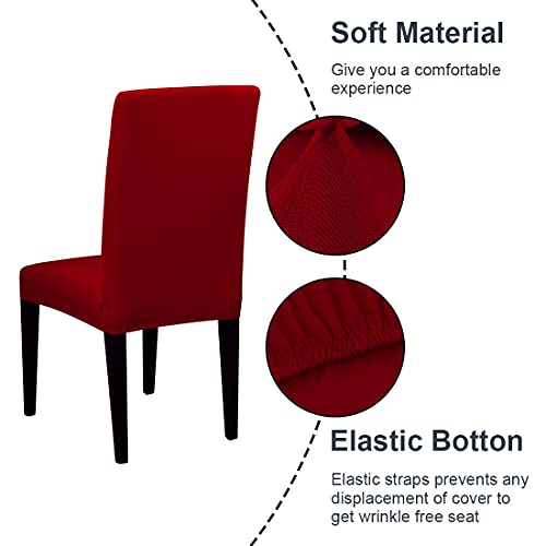 2 Pcs Dining Chair Slipcover