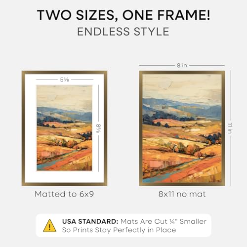 8x11 Bronze Picture Frame