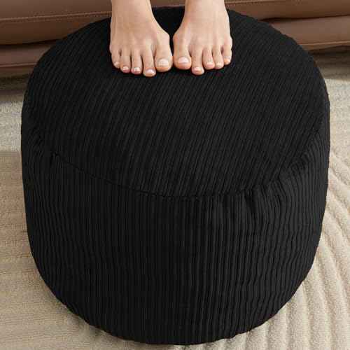 Large Ottoman Corduroy Pouf Foot Stool Foot Rest