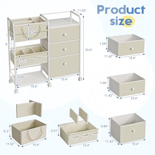 2In1 Baby Diaper Caddy Organizers and Storage