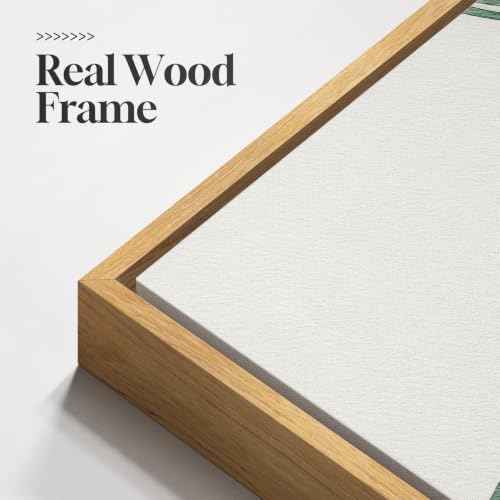 Large Framed Sage Green Abstract Wall Art for Living Room (3 Count)
